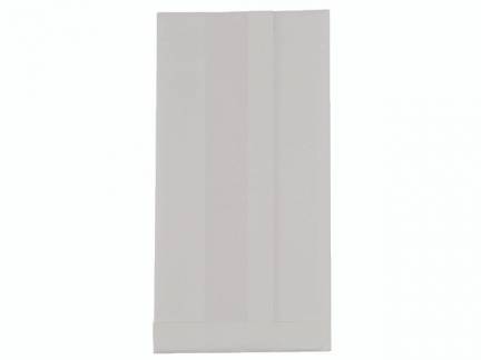 S&oslash;syge pose 150/55x300mm 70 gr hvid med pe 1000 stk/pak
