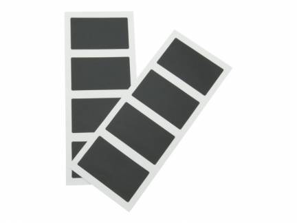 Stickers Securit rektangul&aelig;r 4,7x8cm 8stk/pak