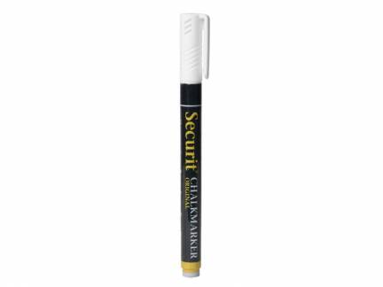 Chalkmarker Securit hvid 1-2mm 1stk/pak