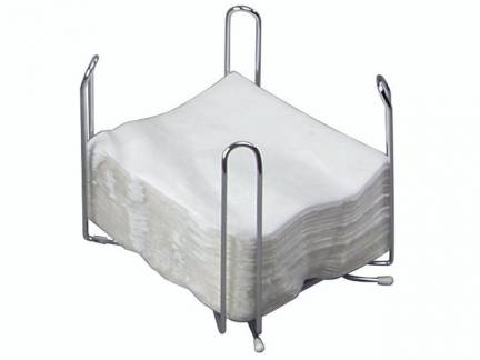 Servietstativ metal til 33x33cm 1/4-fold 1stk/pak
