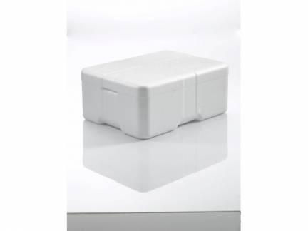 Termoskumkasse Coolsafe 1 hvid 400x300x165mm incl.l&aring;g