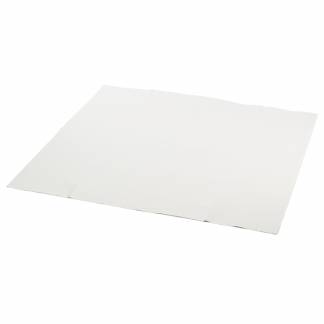 Stikdug papir m/PE-bel&aelig;gning hvid 100x100cm 25stk/kar
