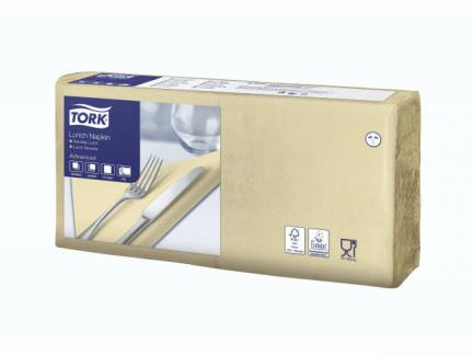Servietter Tork 3-lags sand 33cm 10x150stk/kar