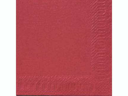 Servietter Duni 3-lags bordeaux 33cm 1000stk/kar