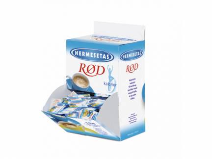 S&oslash;detabletter Hermesetas 2stk/brev 1000breve/kar