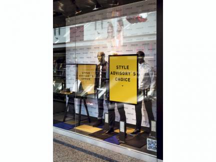 Skilt DURAFRAME&reg; Poster A1 m/sort ramme