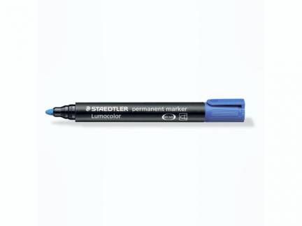 Marker STAEDTLER Lumocolor 352 permanent blå 2mm bullet 352-3