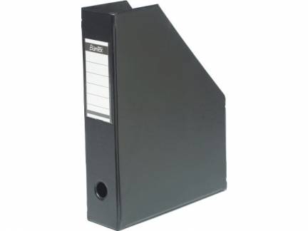 Tidsskriftskassette Elba sort A4 Maxi (4010)