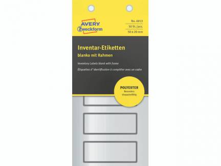 Etiket&nbsp;Avery&nbsp;t/inventar&nbsp;og