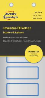 Etiket&nbsp;Avery&nbsp;t/inventar&nbsp;og