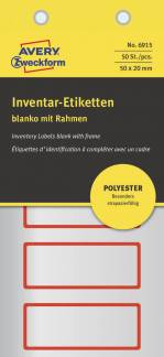 Etiket&nbsp;Avery&nbsp;t/inventar&nbsp;og