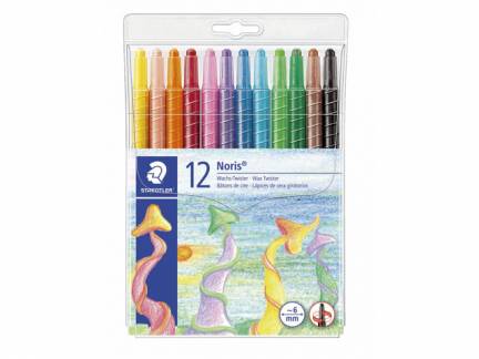 Oliekridt STAEDTLER Noris Club ass. 12stk/pak