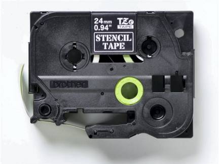 Labeltape Brother STe-151 24mmx3m stenciltape/elektrolysetape
