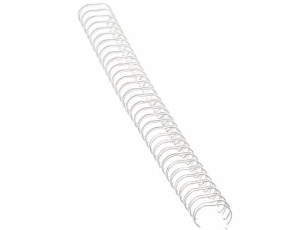 Spiralrygge Fellowes 3:1 wire 14mm hvid A4 34 ringe 100stk/pk