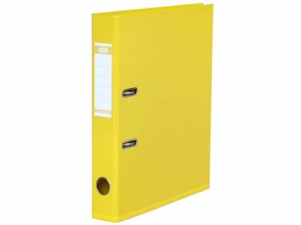 Brevordner PP gul A4-smal Bantex milj&oslash; 1415-23