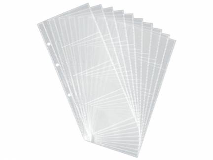 Visitkortlomme VISIFIX klar Pk/10 stk-80 kort T/2383&2385