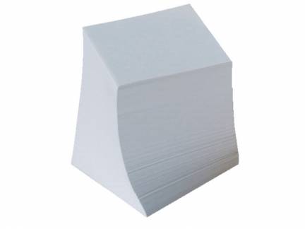 Kubus refill - limet m/700 ark/stk hvid 9x9x9 cm