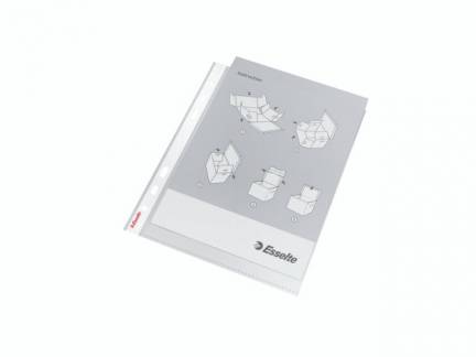 Plastlomme Esselte A5 0,85mm premium pr&aelig;g 10stk/pak
