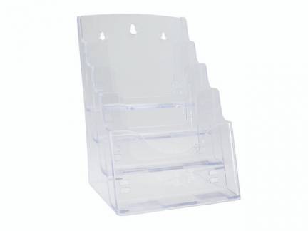 Brochureholder bnt klar A5 4 rum bord/v&aelig;g 730x380x620mm
