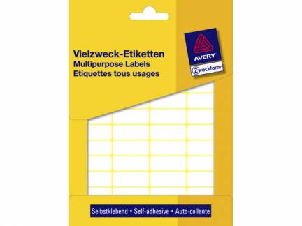 Etiket Avery hvid 38x18mm 3324 648stk/pak