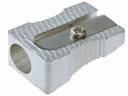 Blyantspidser aluminium bnt enkelt