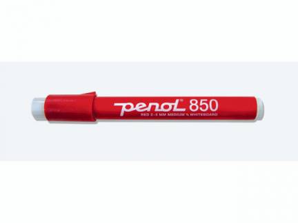 Whiteboardmarker Penol 850 2-5mm rød skråskåret spids