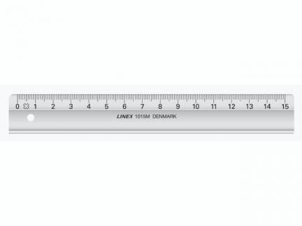 Lineal plast LINEX 15cm 1015