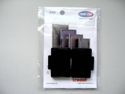 Stempelpude Trodat sort 2-pack 5204,5206,5460, 5558 m.fl 6/56