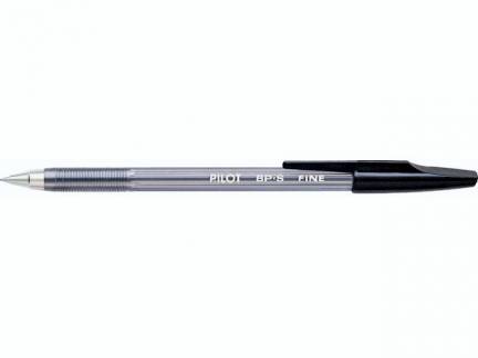 Kuglepen Pilot sort fine m/h&aelig;tte BP-S
