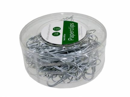 Clips bnt blanke 78mm u/riller 100stk/pak