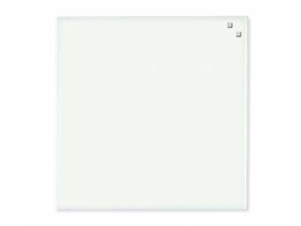 Glastavle Naga magnetisk 450x450mm hvid