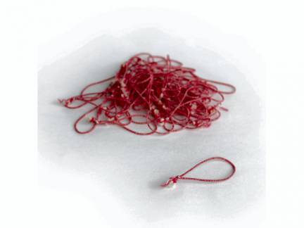 K&oslash;delastik 5cm r&oslash;d 5000stk/pak