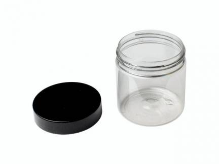 Skruel&aring;g til plastikd&aring;se sort &Oslash;70mm 100stk/pak
