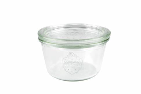Sylteglas Weck incl l&aring;g (741) 370ml &Oslash;10x6,9cm 6stk/pak