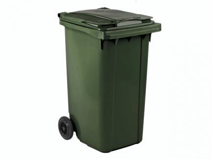 Affaldscontainer 240L gr&oslash;n UV-resistent