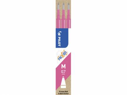 Refill Pilot FriXion pink 0,7 medium 3-pack Pink