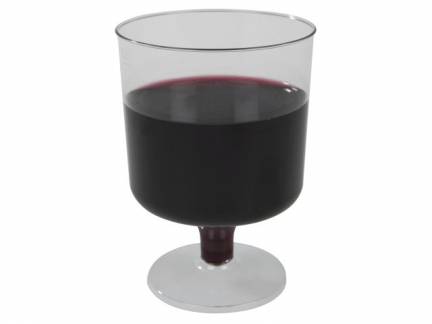 R&oslash;dvinsglas p&aring; fast fod PS 23cl, 20cl klar 10stk/ps
