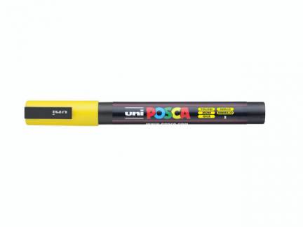 Paint marker Uni Posca PC-3M yellow/gul 0,9-1,3mm