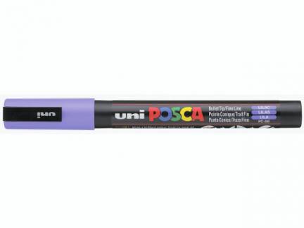 Paint marker Uni Posca PC-3M lilac/lilla 0,9-1,3mm 