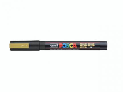 Paint marker Uni Posca PC-3M guld 0,9-1,3mm
