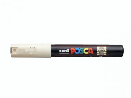 Paint marker Uni Posca PC-1M ivory/hvid 0,7mm