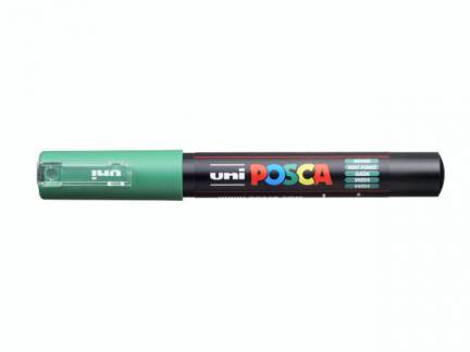 Paint marker Uni Posca PC-1M grøn 0,7mm