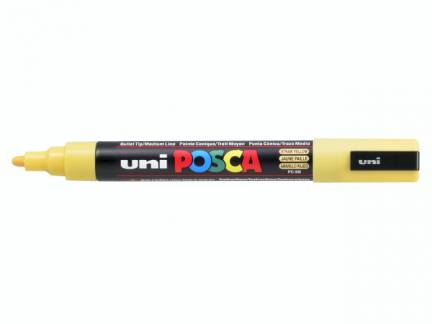 Paint marker Uni Posca PC-5M straw yellow/gul 1,8-2,5mm