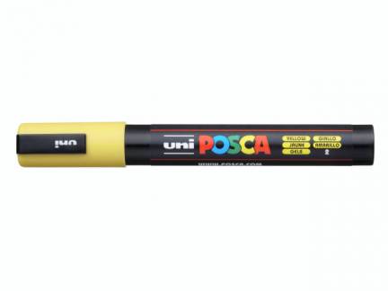 Paint marker Uni Posca PC-5M yellow/gul 1,8-2,5mm 
