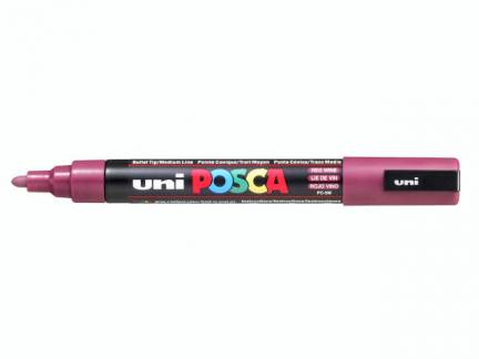 Paint marker Uni Posca PC-5M red wine/rød 1,8-2,5mm