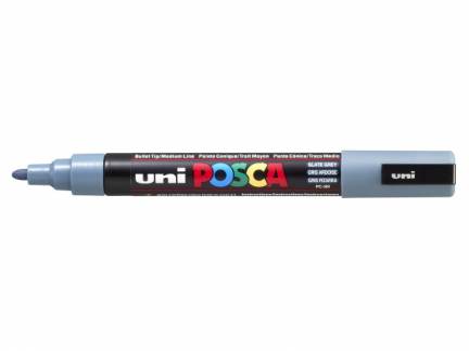 Paint marker Uni Posca PC-5M slate grey/grå 1,8-2,5mm