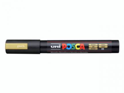 Paint marker Uni Posca PC-5M guld 1,8-2,5mm
