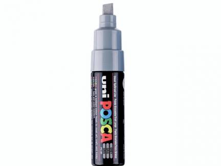 Paint marker Uni Posca PC-8K grey/grå 8mm 
