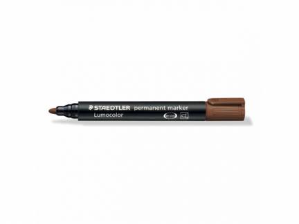 Marker STAEDTLER Lumocolor permanent brun 2mm 352