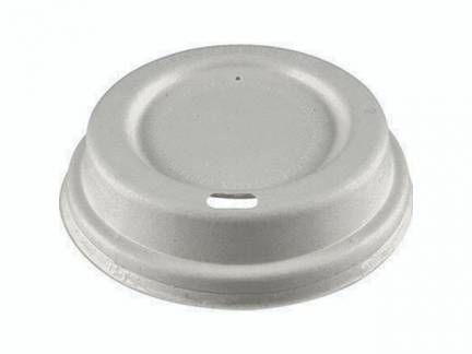 L&aring;g t/kaffeb&aelig;ger 8oz bagasse hvid 1000stk/kar